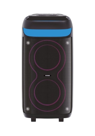 Rose Hp-2250 Partybox Kablosuz Çift El Mikrofonlu Sarjlı Bluetooth Dual 8 Hoparlör