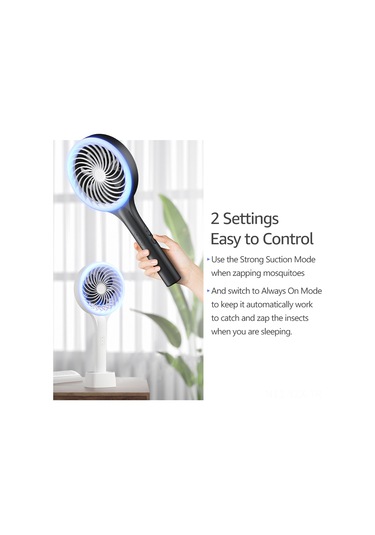 Yaozixa Usb Şarjlı Ev İçi Elektrikli Moskito Tutucu Ve Öldürücü - Bx-px1 Siyah Model, 395-400nm Siyah Işık Ve Güçlü Emme Özelliği