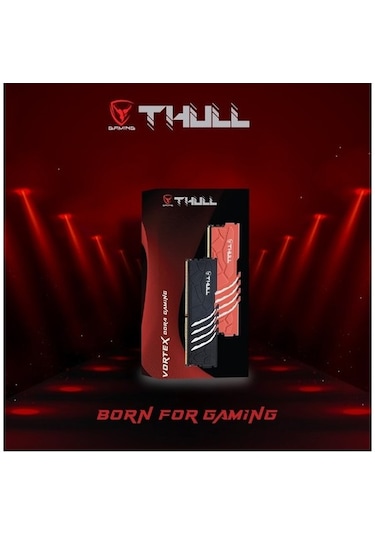 Thull Vortex 16gb 5600mhz Cl46 1.1v Blathull Vortex 16gb 5600mhz Cl46 1.1v Black Soğutuculu Ddr5 Udımm Ram