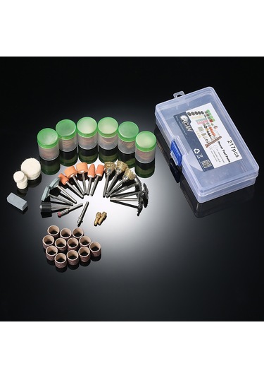 Ximistore9 217 Parça Döner Alet Aksesuar Seti - Taşlama, Parlatma, Kesme Ve Oyma İçin Profesyonel Set