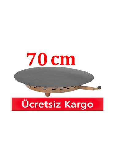 Güryan 70 Cm Tüplü Katmer Yufka Ekmek Sac Ocak