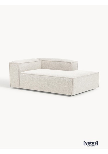 Most Mollis Plus Sağ Köşe Dinlenme 01 Beyaz Lüks Bukle Kumaş Yumu