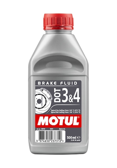 Motul Dot 3&4 Brake Fluid Fren Hidrolik Yağı 500 ML