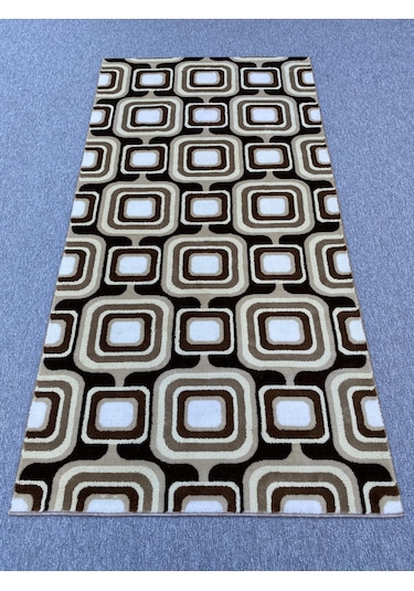 Saray Halı Klasik 11218 V 125x240 Kahve Krem Kesme Halı