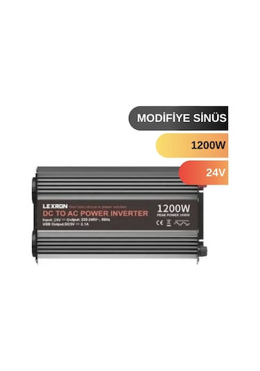 Lexron 1200w 24v Modifiye Sinüs İnverter Lexron