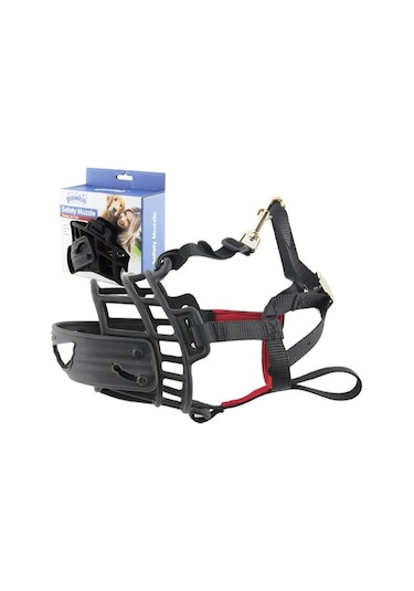 Pawise Ayarlanabilir Plastik Köpek Ağızlığı XS 15 CM Siyah