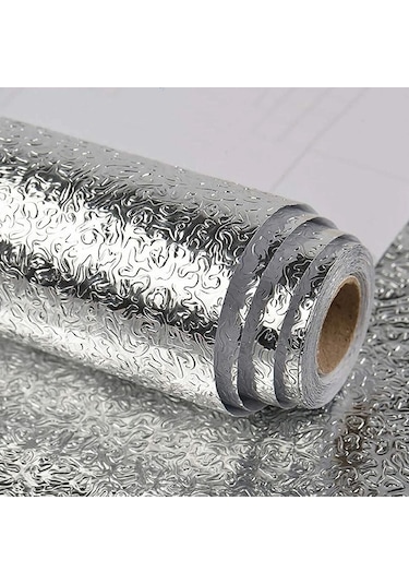 10 Metre Yapışkanlı Mutfak Tezgah Üstü Alüminyum Folyo Al4244