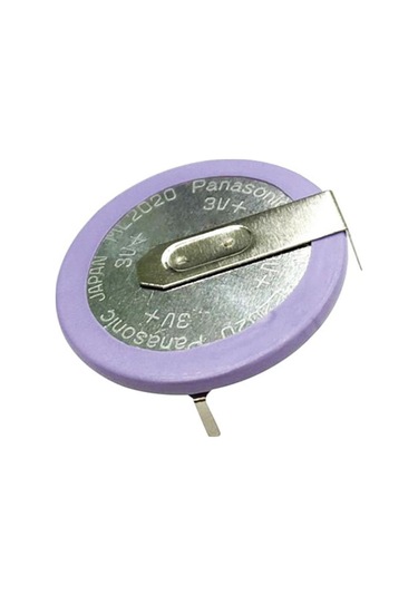 Panasonic ML2020 3 V 90 Derece Ayaklı Lityum Şarj Edilebilir Pil