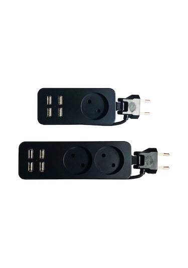 Joyjadehub Avrupa Alman Rus Kore Çok Portlu Usb Şarj Soketi