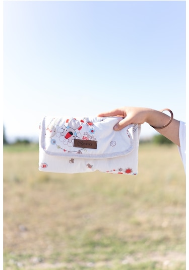 Mordesign Bebek Çanta Alt Açma Minderi, Alt Değiştirme Pedi, Taşınabilir Bakım Çantası, Animal Seri,