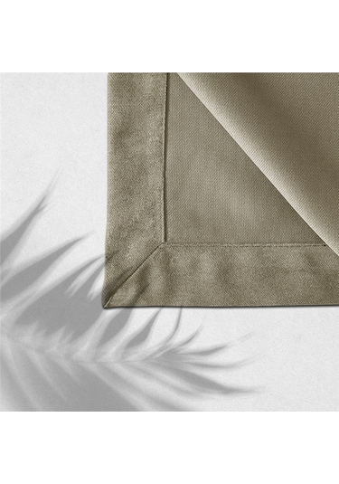 6'lı Kadife Dokulu Servis Peçetesi Haki Yeşil