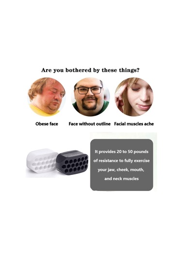 Erkekler Ve Kadınlar İçin 2'li Jawline Şekillendirici Paket - Çift Çeneyi Azaltır - 1 Pc - Mc Çok Renkli