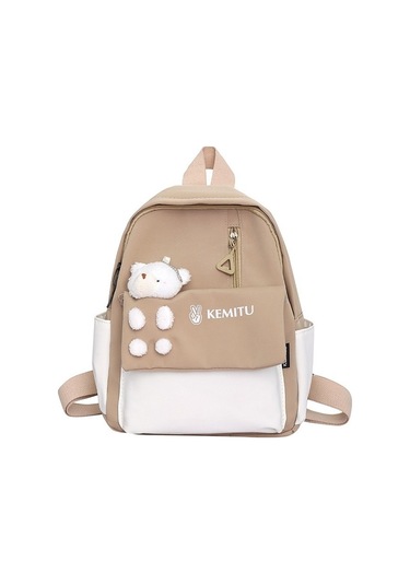 Genç Kızlar İçin Şık Ve Fonksiyonel Lise Çantası, Dayanıklı Büyük Kapasiteli Sırt Çantası, Modaya Uygun Japon Tarzı Okul Çantası, Ergonomik Ve Konforlu Öğrenci Sırt Çantası Beyaz