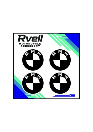 Rvell Bmw Koruma Takoz Damla Sticker 4 Lü 02 1.Resim