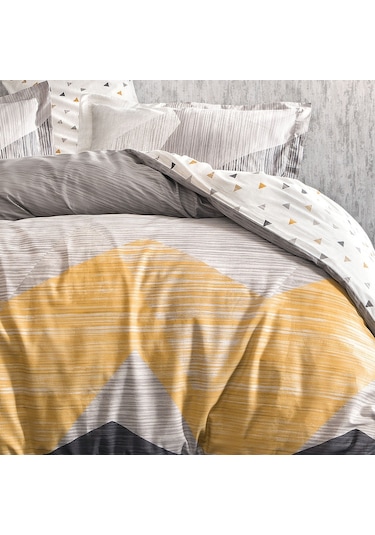 Yataş Bedding Aden Ranforce Nevresim Takımı Gri Tek Kişilik (508040945)