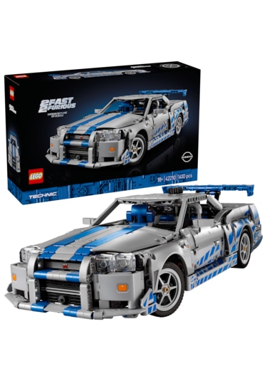 Lego 42210 Technic Fast and Furious Nissan Skyline GT-R (R34) Araba