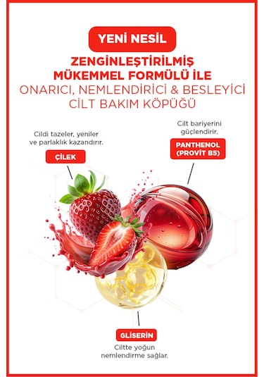 Cilt Bakım Köpüğü Strawberry & Cheesecake 100 Ml-