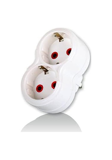 Fetih 101-02p 2'li Topraklı Papatya Golyat İkili Priz Çoğaltıcı 1410