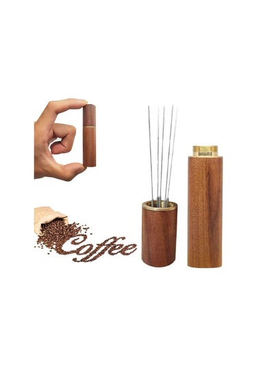 Çelik İğneler İğne Kahve Tamper Tamper Dağıtıcı El Karıştırıcı Dengeleyici Espresso Tozu Karıştırıcı Diğer