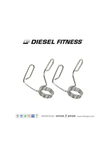 Diesel Fitness Çift Yaylı Collar 5 Cm Olimpic Bar Kelepçesi