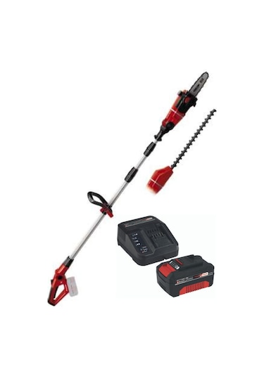 Einhell Ge-Hc 18 Li T Akülü Yüksek Dal ve Çit Budama + 1 x 4.0 Ah Starter Kit