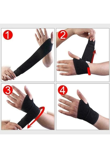 Ankaflex Medikal Ortopedik Spor Bandı Statik El Bilek Ateli Splint 2 Adet