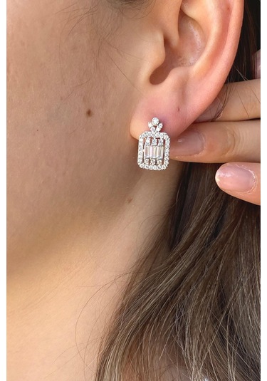 7,5 Mm Kadın Baget Kesim Doğal İnci Küpe Kolye Bileklik Yüzük Dörtlü Set 10 Gümüş