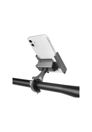 Cyclıngbox-yükseltilmiş Alüminyum Alaşım Bisiklet Cep Telefonu,ya18857tc-1 Gri