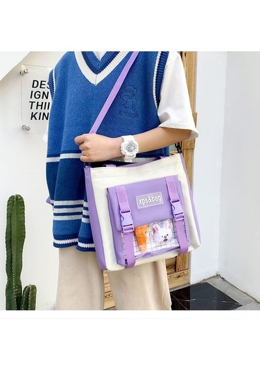 Xps&bag 4 Parça Okul Çantası Seti. Mor Mor