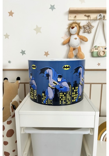Batman Çocuk Odası Sarkıt Avize Lacivert