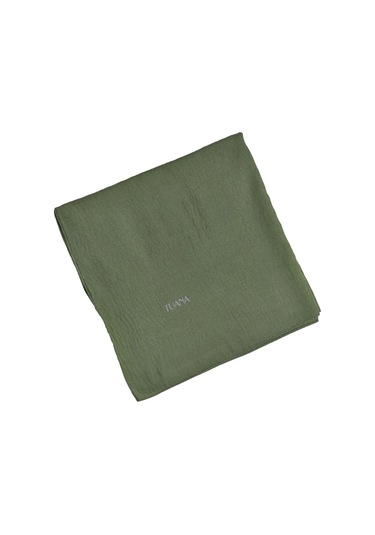 Tuana Eşarp Pamuk Jazz Eşarp 110x110cm Haki