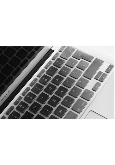 Macbook Uyumlu Si̇Li̇Kon Klavye Koruyucu Tr Türkçe