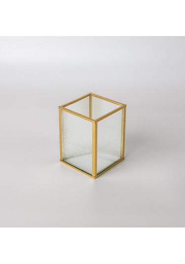 Linens Laveta 9x9x12 Cm Düzenleyici Gold