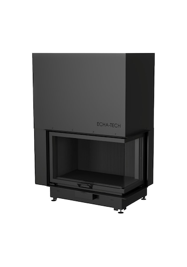 Echa Tech Asansörlü Çelik Köşe Şömine Haznesi Sağ Açık 90 D