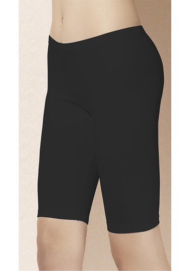 Doreanse 9901 Kadın Modal Uzun Paça Siyah Boxer Şort