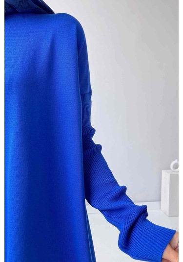 Mira Merserize Tunik - Saks Mavi Saks Mavi