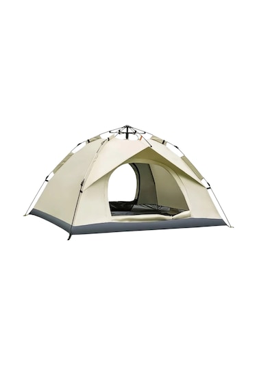 Çift Katmanlı Kamp Çadırı Otomatik Kurulum Suya Dayanıklı Outdoor Çadır Açık Lacivert