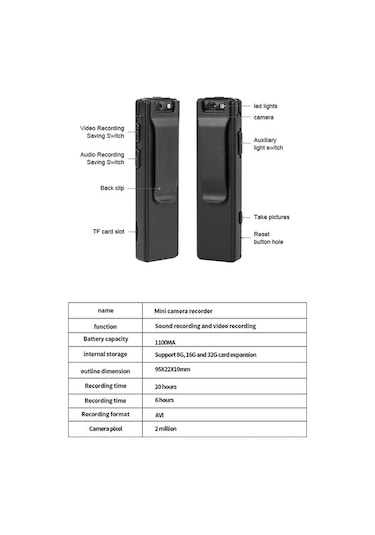 Didadodo Z3 1080p Geniş Açılı Spor Kamera - Bisiklet & Outdoor Kayıtlar İçin Hızlı Şarj Hafif Metal Gövde, 6 Saat Kayıt