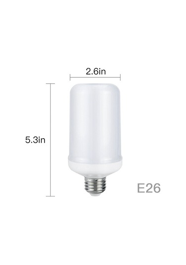 Springsun "tomshine Led Alev Ampul - 2 Işık Modu, Romantik Ortamlar İçin E26/e27"