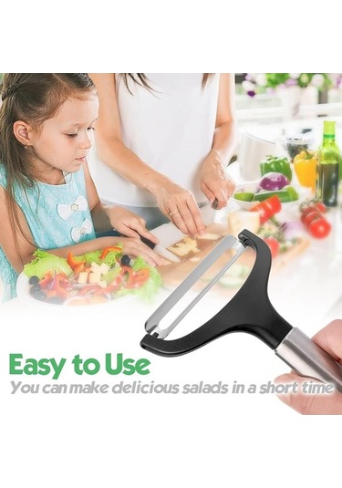 Ulzyvf Ve Soyucu, Sebze Saplı Paslanmaz Parçalayıcı, Meyve Lahanası Keskin Kaymaz Geniş Fuşya Çelik Bıçağı Ağız Eo Fuşya