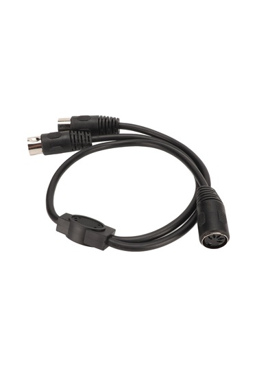 Hfambition 5pin Din Anahtarlı 1 Giriş 2 Çıkış Mıdı Splitter Kablosu - Pvc Kapaklı, Esnek, Çok Cihaz Bağlantısı