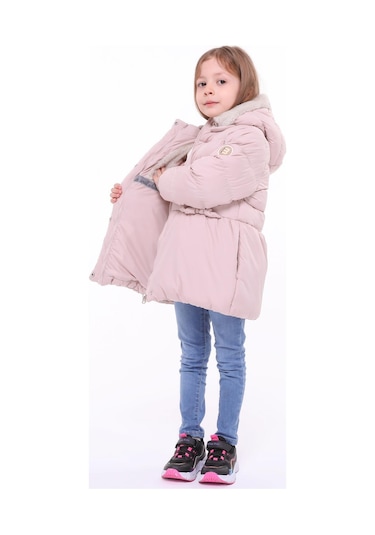 Benitto Kids Kız Bebek Çocuk Mont 51284-pembe Pembe