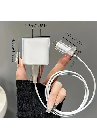 Willowhaven İphone Uyumlu14promax İçin Yıldırım Şarj Kılıfı Siyah 18/20w Hızlı Şarj