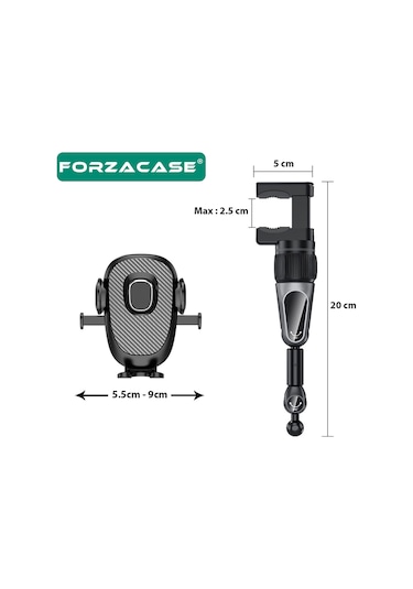 Forzacase Araç İçi Dikiz Aynası Telefon Tutucu - Fc103
