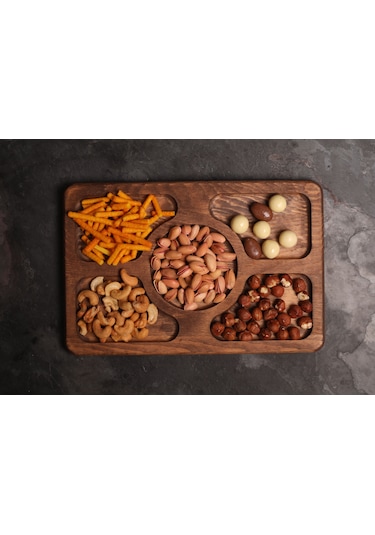 Sammwood 5 Bölmeli Çerezlik&şekerlik