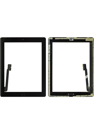 Apple Uyumlu 9.7 iPad 3 4 Dokunmatik Cam Siyah A1403 A1430 A1460