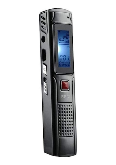 Kingboss HS-26 8 GB Dijital Ses Kayıt Cihazı Siyah