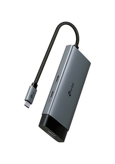 Tp-lınk Uh5020c Type C Port 5'i Bir Arada Usb-c Hub Gri