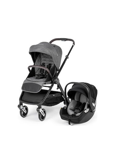 Kanz X-go Ultimate Travel Sistem Bebek Arabası Silver Gri Antrasit - Siyah