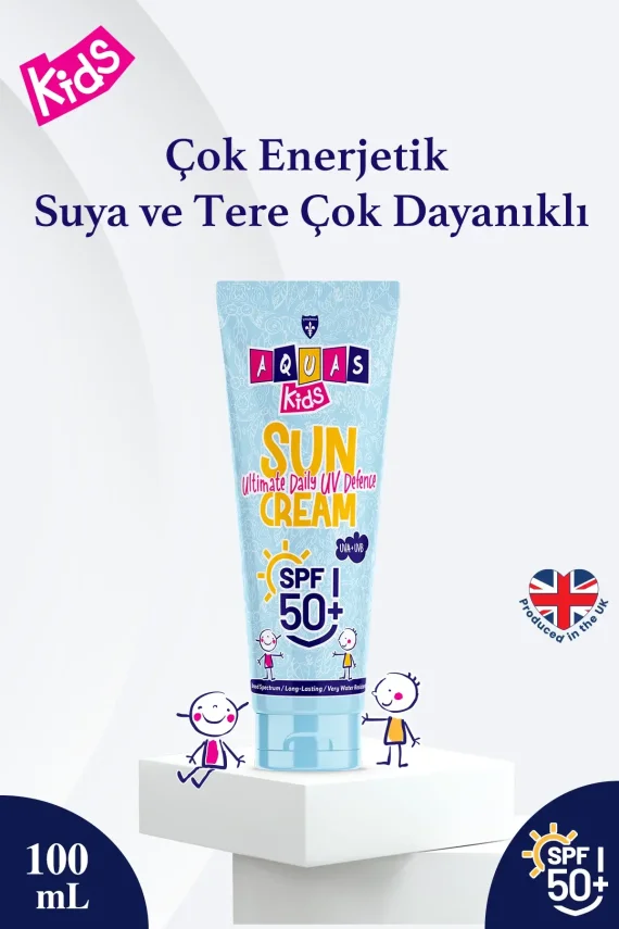 Aquas Kids Çok Hassas Ciltler Spf50+ Güneş Kremi 100ml